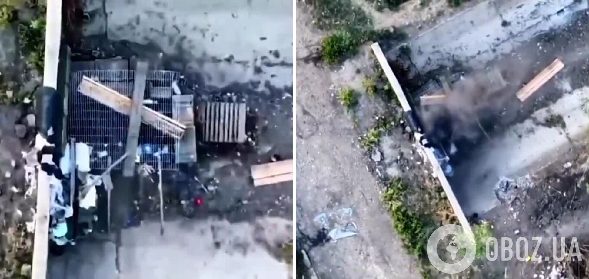Український дрон точним влученням 'денацифікував' трьох окупантів: яскраве відео