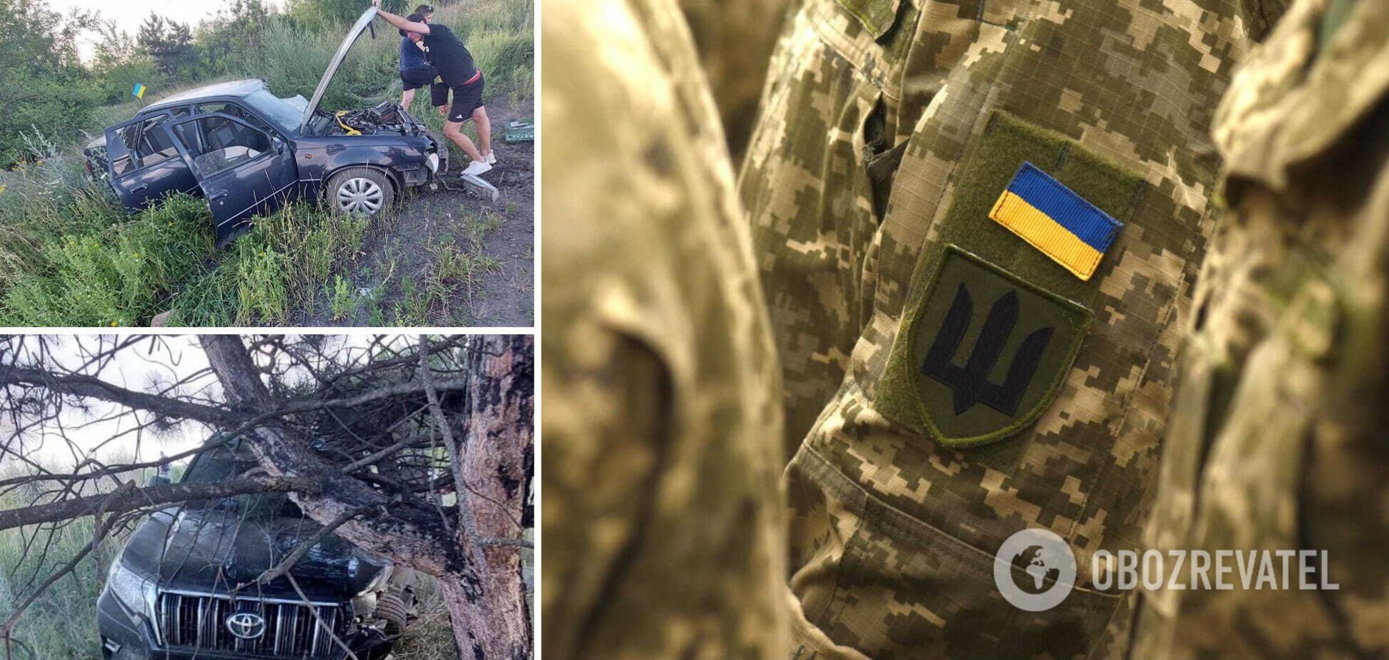 Бойцы ВСУ задержали мажоров, устроивших пьяное ДТП в Кривом Роге. Фото