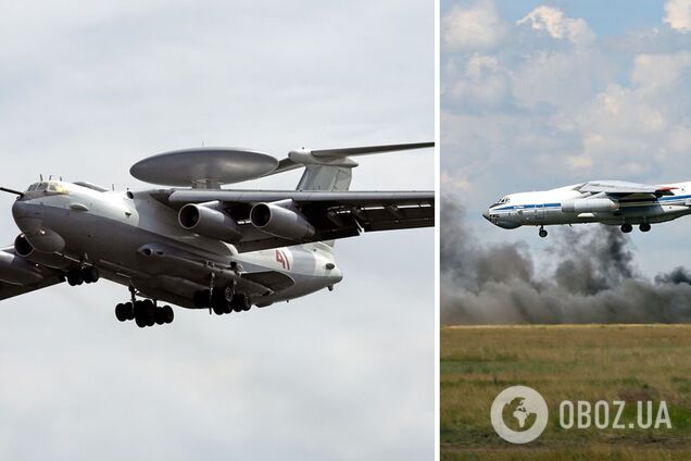 Российские ДРЛО А-50 и Ил-76 прилетели в Беларусь