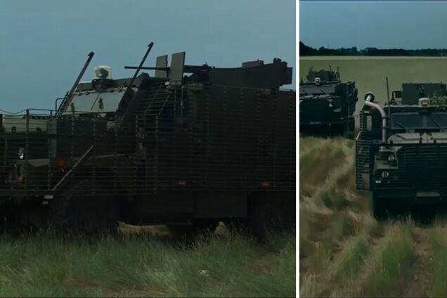 Морские пехотинцы ВСУ показали броневики Mastiff в действии