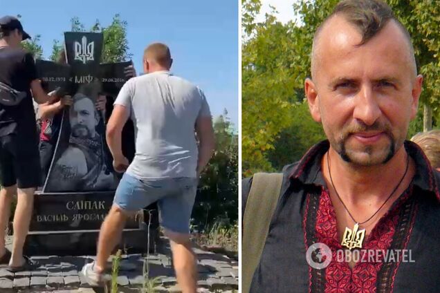 Оккупанты уничтожили памятник Герою Украины Василию Слипаку: появились циничные кадры