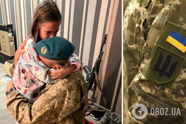 'Захищає її дитинство': у мережі показали зворушливу зустріч українського воїна з донькою