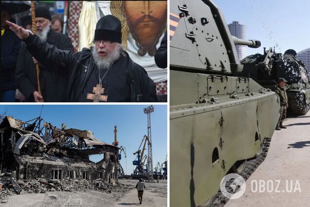 Оккупанты устроили 'крестный ход на военном катере' в акватории разбомбленного Мариуполя: в сети отреагировали