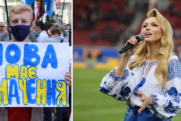 Полякова: на телевидении я говорю по-украински, пою тоже. Но можно на кухне мы будем говорить так, как привыкли?