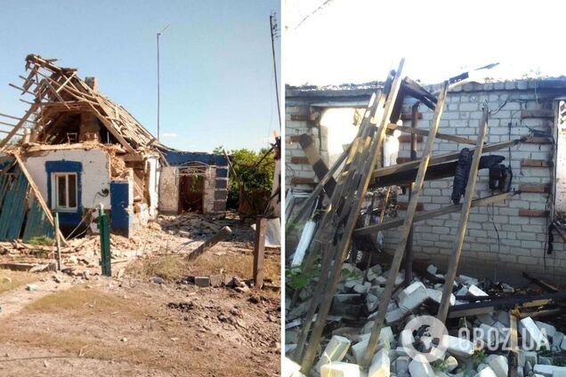 Залишились самі руїни: з'явилися фото стертого з лиця землі села Малі Щербаки на Запоріжжі