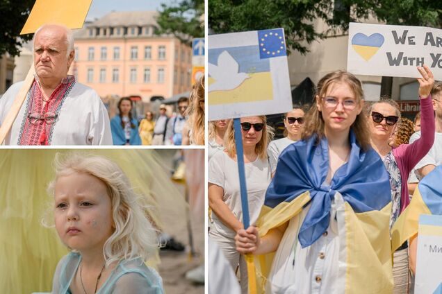 В Люксембурге провели музыкальный митинг-перфоменс, посвященный украинским детям