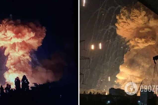 У мережі з'явилися супутникові фото наслідків ударів по Новій Каховці