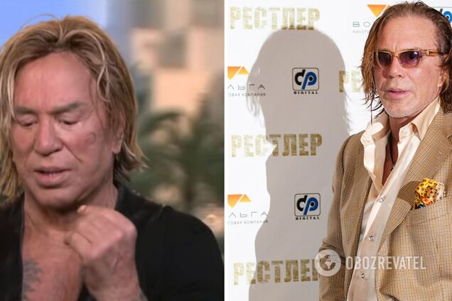 Микки Рурк расплакался в прямом эфире из-за войны в Украине: Путин творит ужасные вещи. Фото