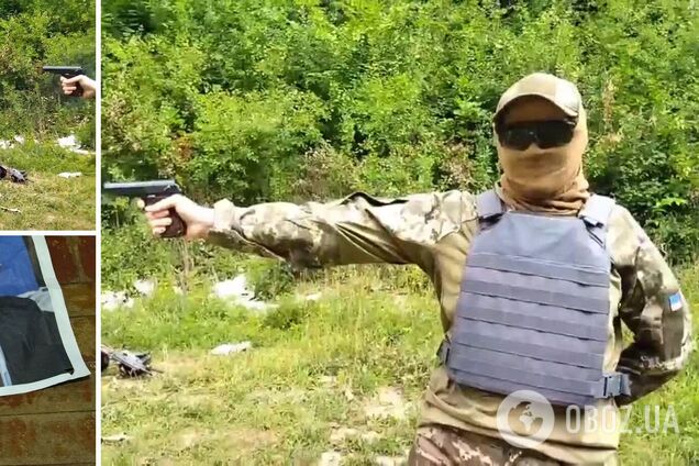'ЗСУ йдуть': захисниця України зі зброєю в руках передала 'привіт' окупантам і колаборантам. Відео