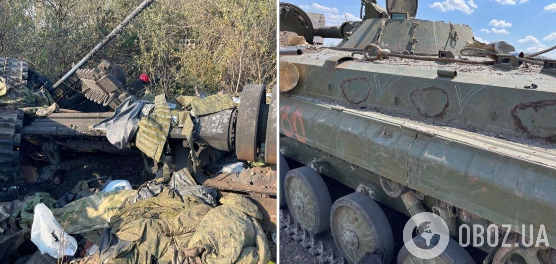 Окупанта вбило баштою танка