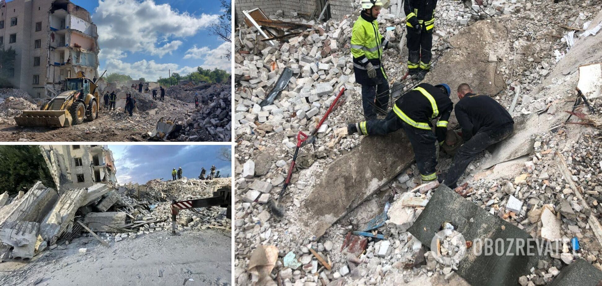 Ракетный удар РФ по жилому дому