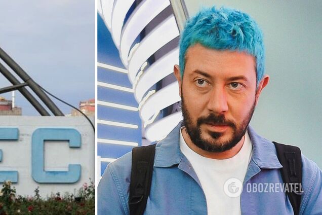 Російський дизайнер Лебедєв показав фото із захопленої окупантами Запорізької АЕС та похизувався порушенням законів України