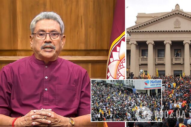 Президент Шри-Ланки после массовых протестов сбежал на Мальдивы: ранее он обещал уйти в отставку