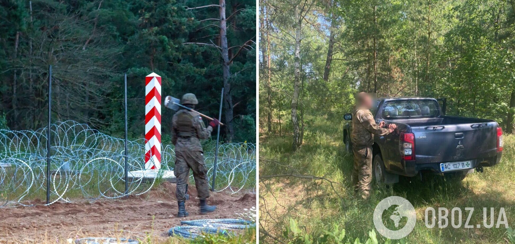 Беларуский пограничник под обстрелами перешел государственную границу Украины