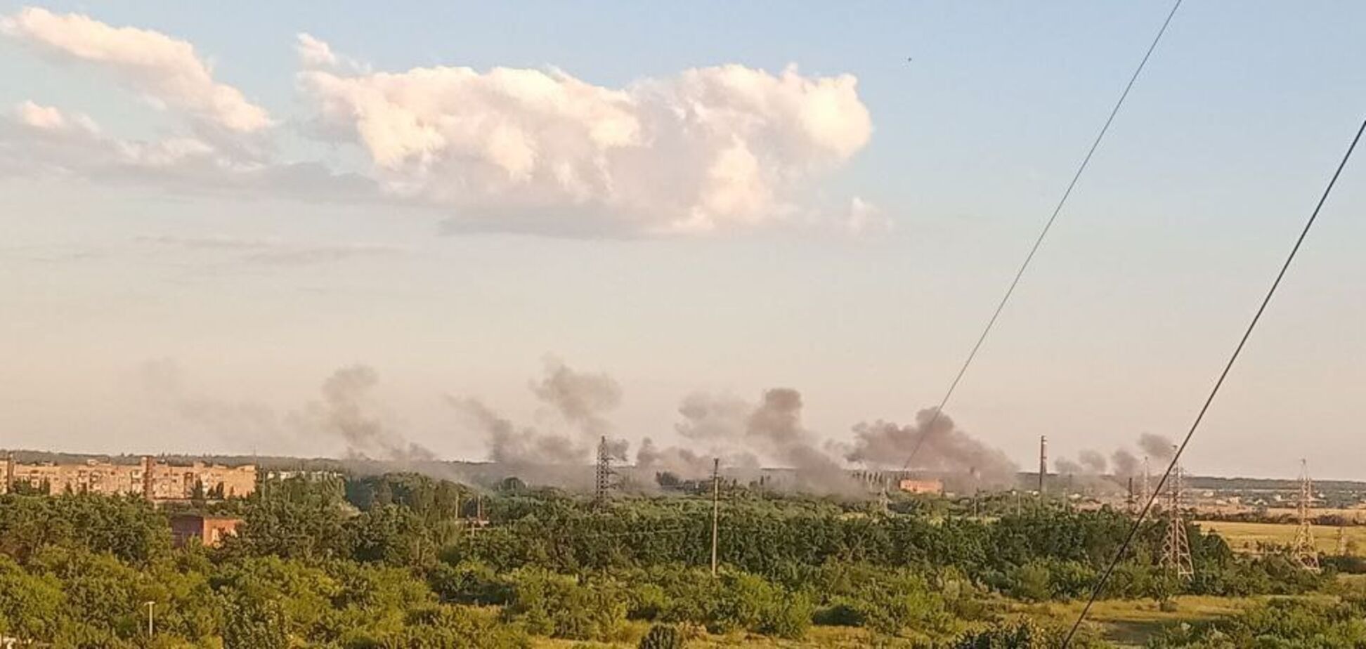 В оккупированной Горловке на складах войск РФ взорвался боекомплект