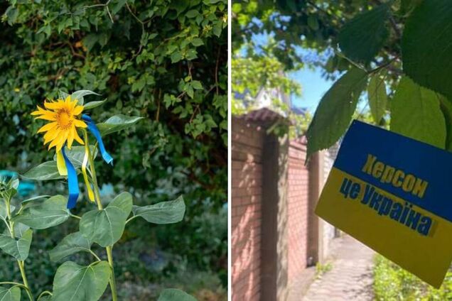 Партизани нагадали окупантам, що Херсон та Херсонщина – це Україна