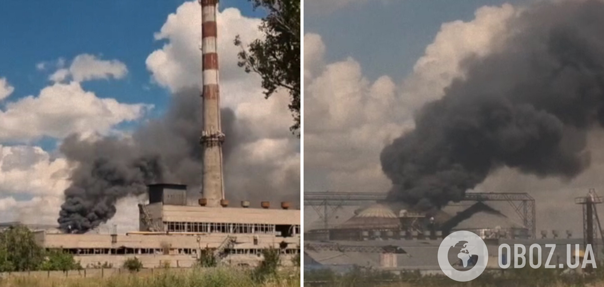 В Мариуполе партизаны подожгли завод 'Сателлит', чтобы он не достался оккупантам. Видео