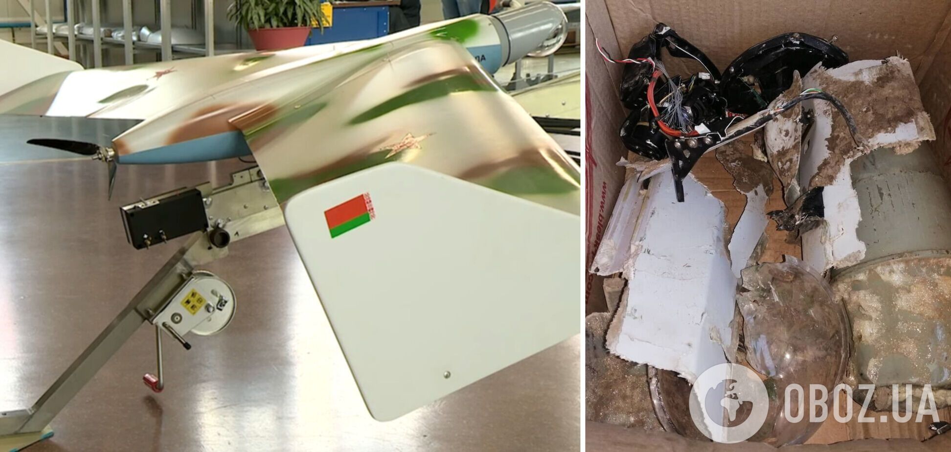 ЗСУ збили дрон білоруського виробництва