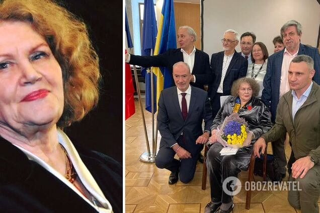 Лине Костенко вручили орден Почетного легиона – высшую награду Франции. Фото