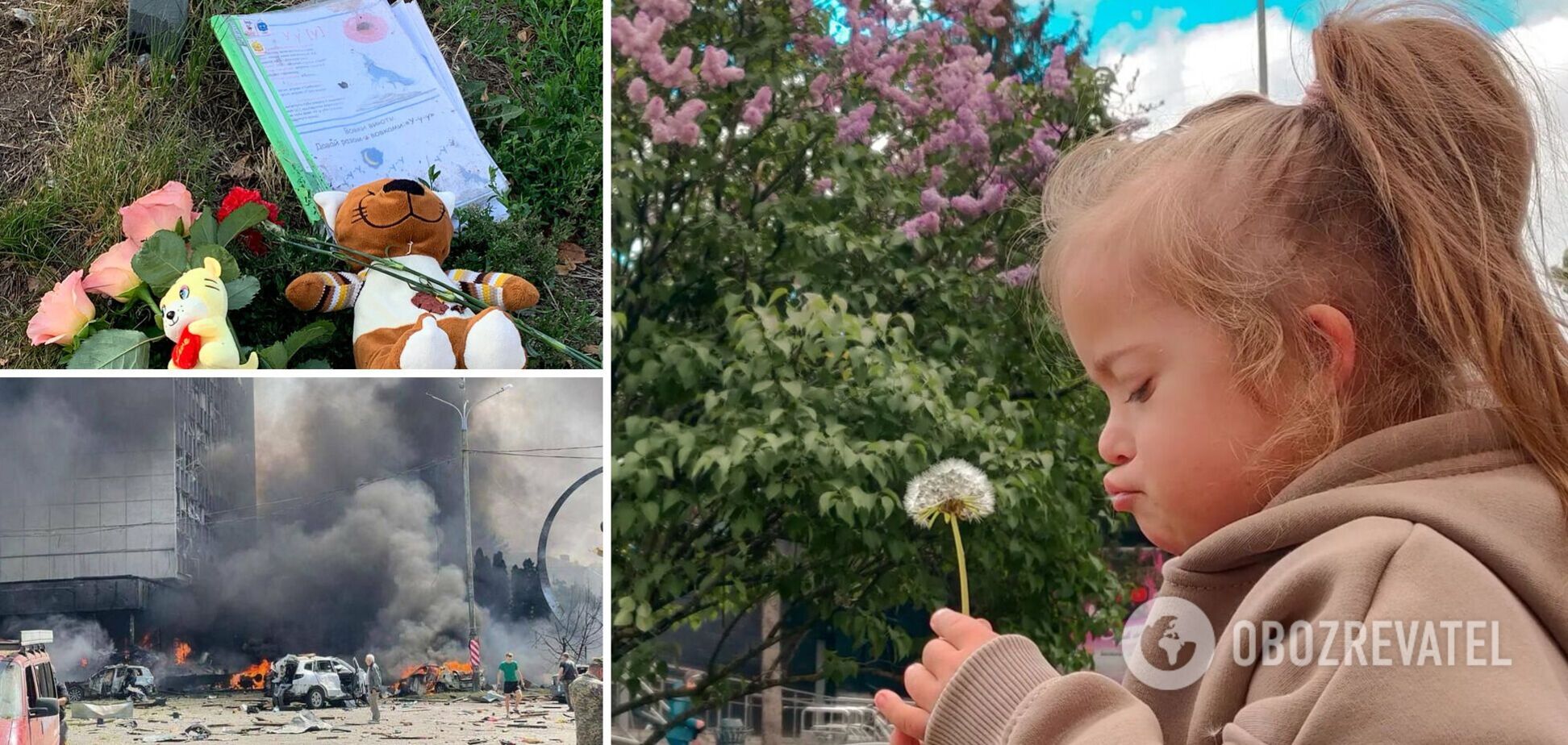 На место гибели 4-летней Лизы в Виннице несут цветы и игрушки: прости, что не уберегли. Фото