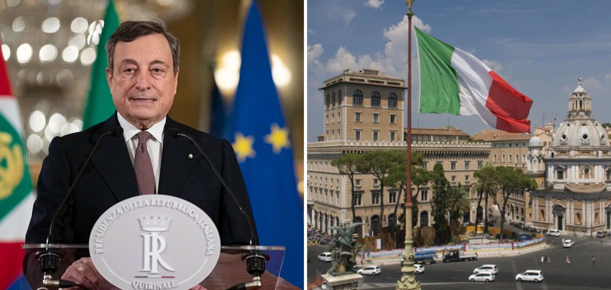 Драгі оголосив про відставку, президент її не прийняв: що відомо про парламентську кризу в Італії