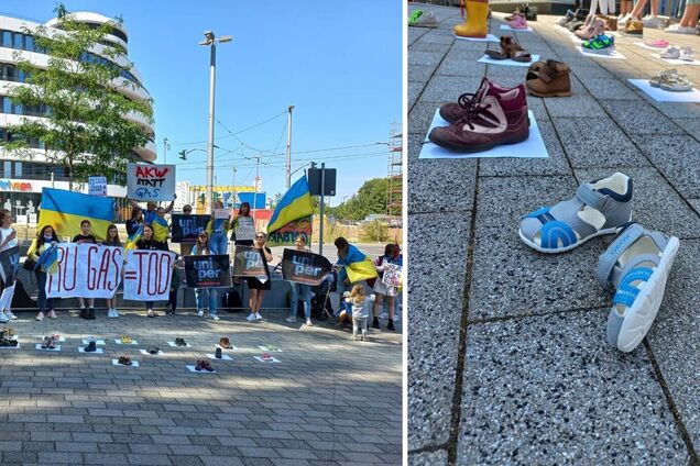 Активисты пикетировали офис Uniper в Германии в рамках акции Stop Bloody Energy