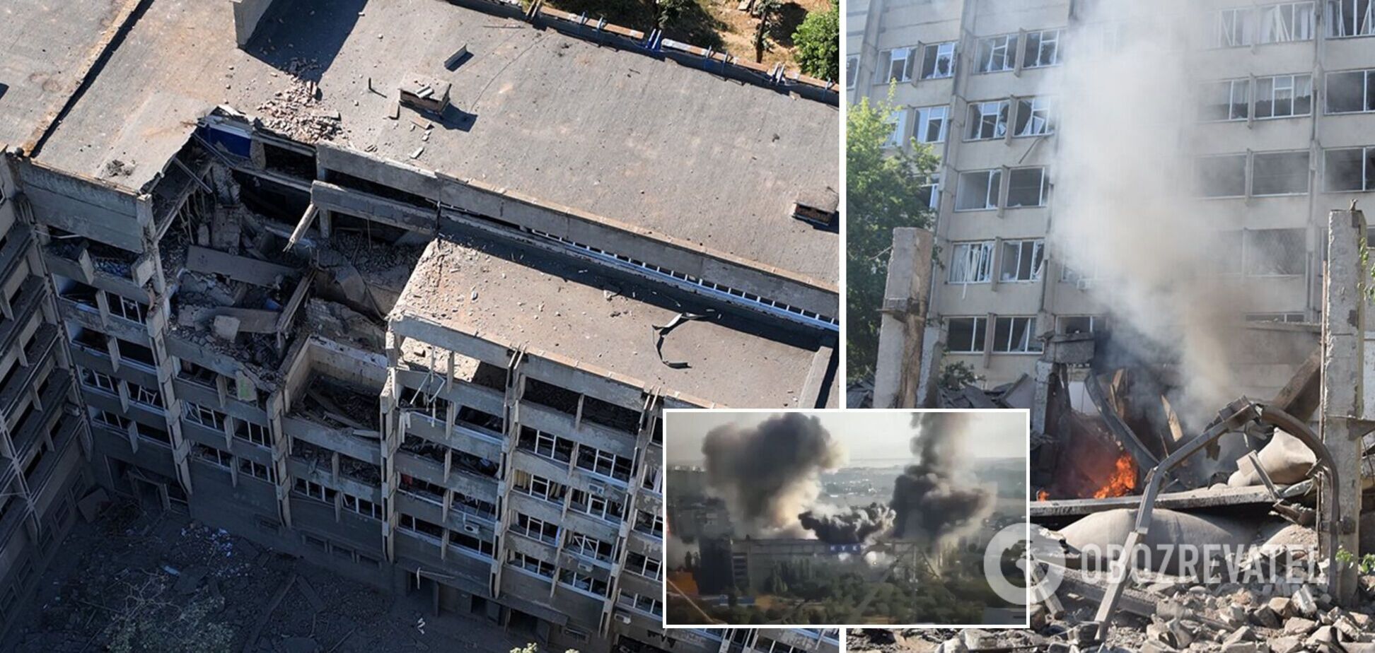 Таких университетов на постсоветском пространстве было два: фото последствий удара РФ по НКУ в Николаеве