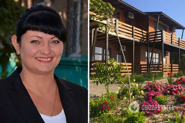 Мэр-самозванка Уманец не брезгует лично взламывать базы отдыха, сообщают жители Кирилловки