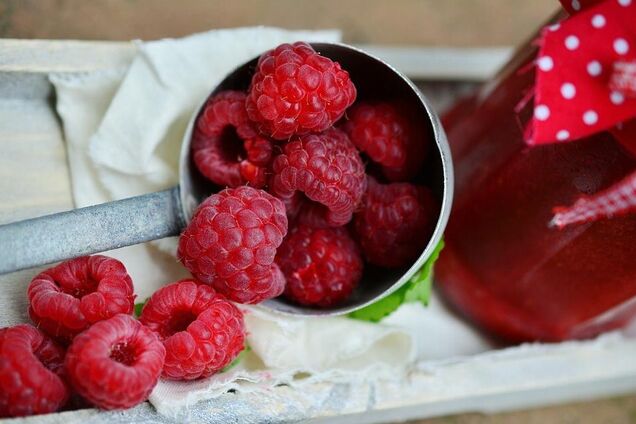 Рецепт малинового варенья с уксусом