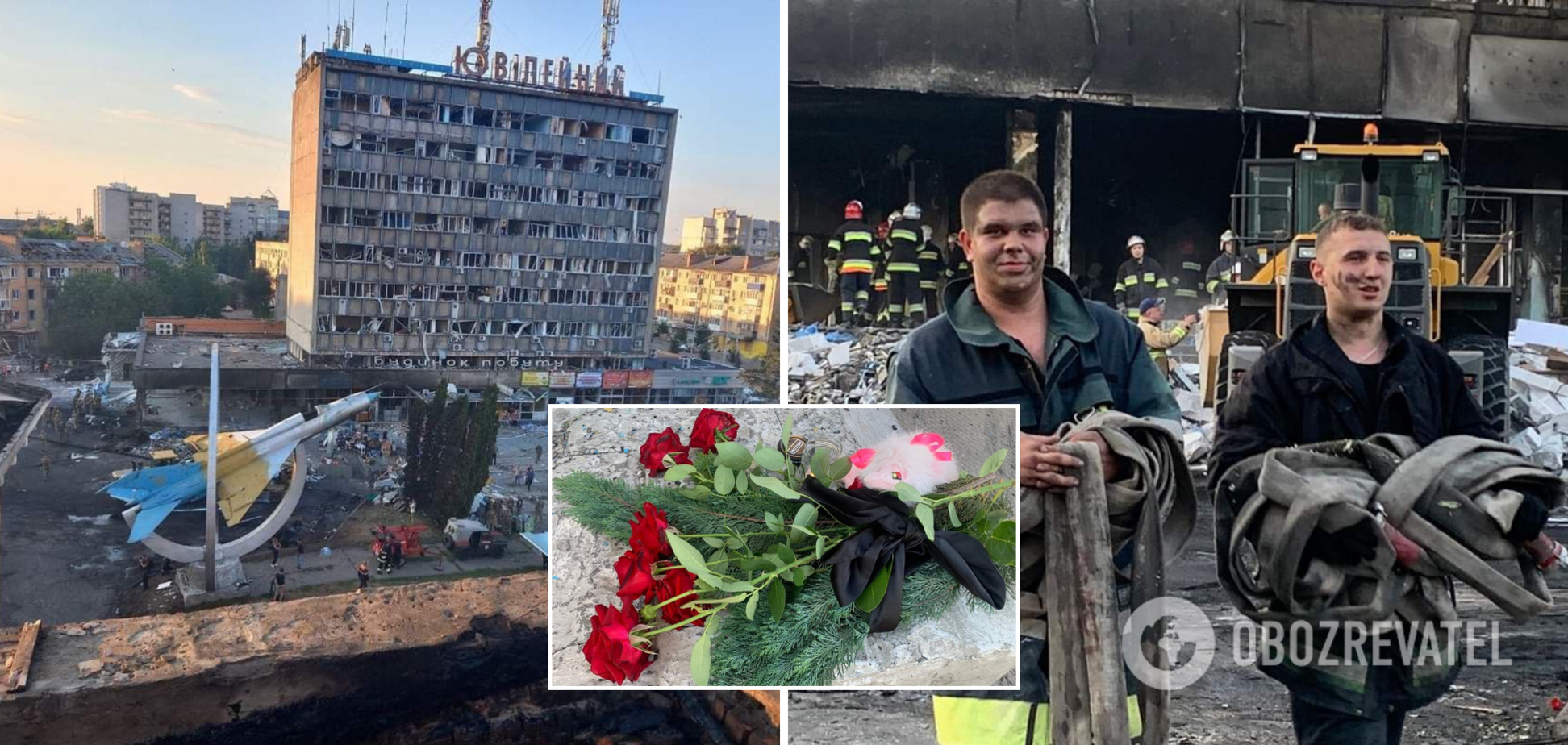 У Вінниці завершили розбір завалів на місці удару російської ракети, у лікарнях міста залишаються 68 постраждалих. Фото