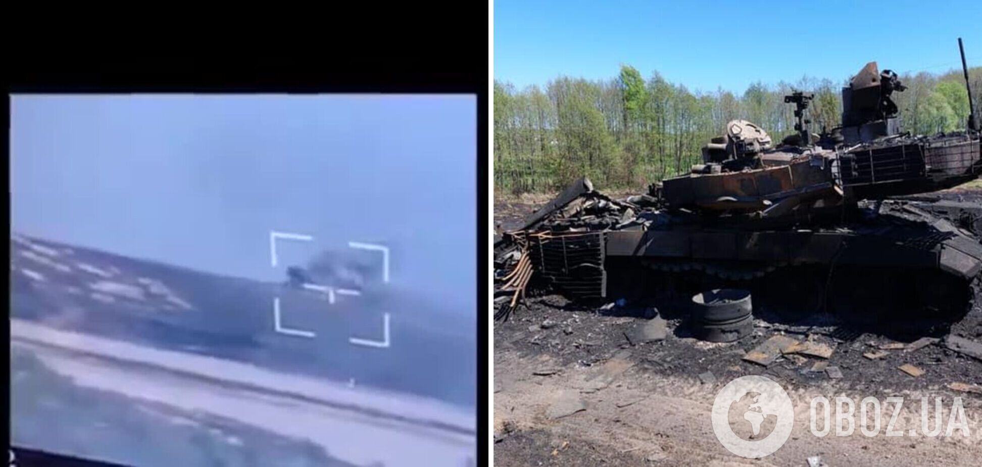Львівські десантники ударами зі 'Стугни' змусили російські танки зробити 'жест доброї волі'. Відео