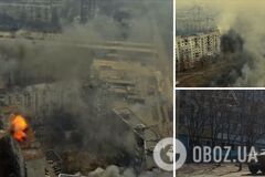 Россияне показали, как расстреливали дома в Маруполе