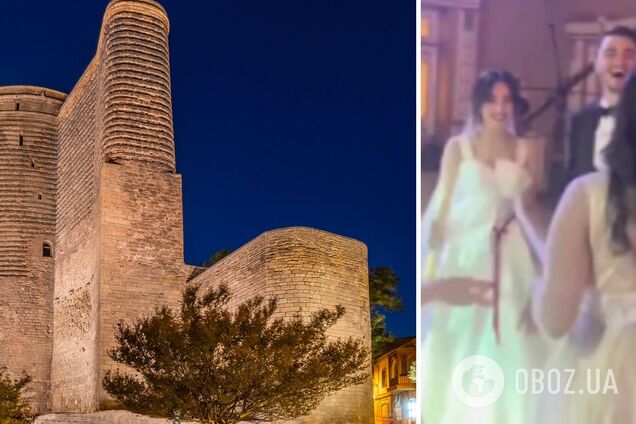 На весіллі у Баку заспівали 'Червону калину': гімн боротьби з РФ виконали наречені з друзями. Відео