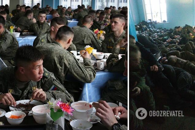 'Помиї' замість супу: російські військові поскаржилися на погане харчування. Фото