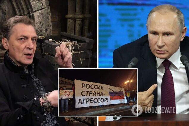 Невзоров назвав Путіна відвертим шизофреніком і пояснив головну небезпеку для Росії