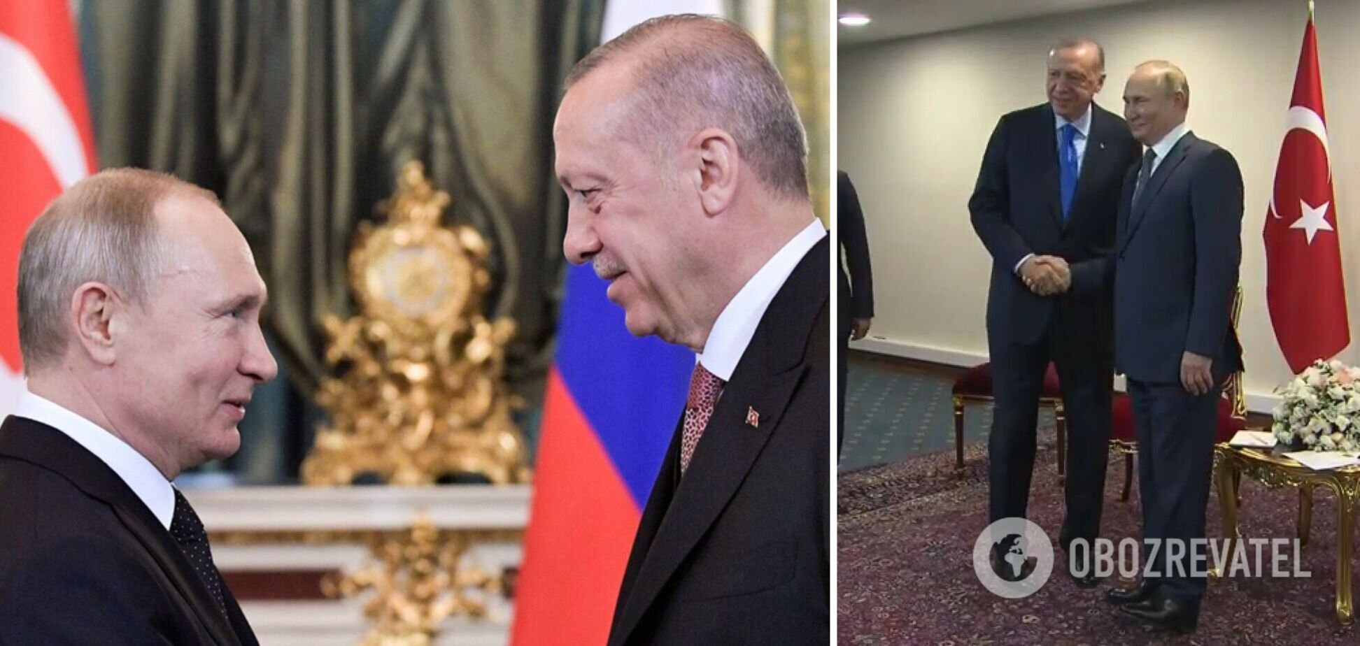 Путін на переговорах з Ердоганом подякував за вирішення проблеми з голодом, яку сам влаштував. Відео