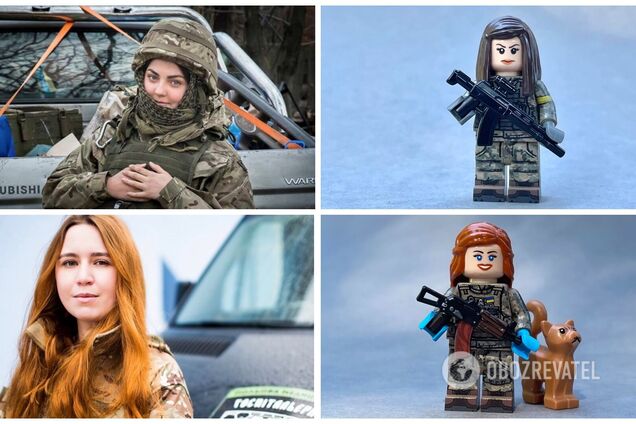 Украинские женщины-военнослужащие стали прообразами новых фигурок LEGO. Фото