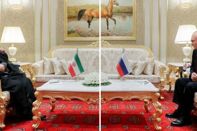 А где же 20-метровый стол? В сети появились мемы о переговорах Путина и Раиси