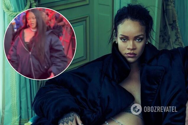 Ріанна вперше вийшла в світ після пологів. Відео