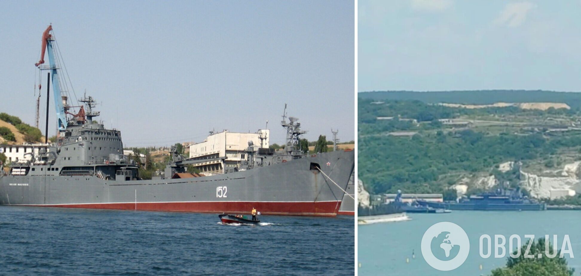 Из Севастополя вышел большой десантный корабль проекта 1171 'Тапир'