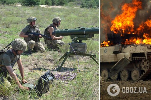 Минус вражеский танк: появилось видео работы морпехов из 'Стугны-П'