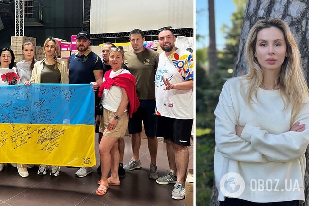 Лобода обеспечила 350 беженцев всем необходимым на несколько месяцев вперед. Фото и видео