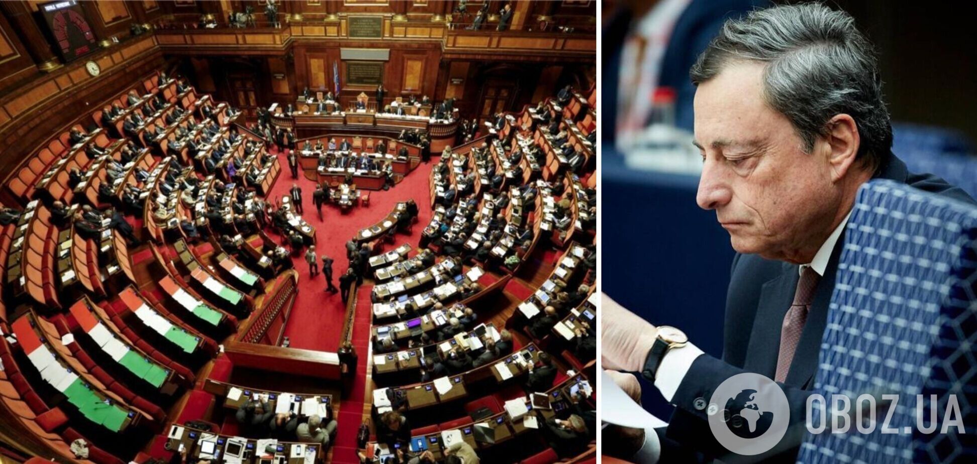 Сенат Италии выразил доверие премьер-министру Драги, объявившему об отставке