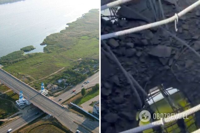 Яма розміром з КамАЗ: як виглядає Антонівський міст у Херсоні після ударів і чому ЗСУ цілять саме по ньому. Відео