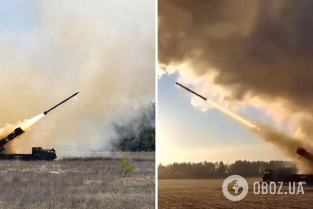 Розплата близько: у мережі показали яскраве відео роботи РСЗВ 'Вільха' по позиціях окупантів