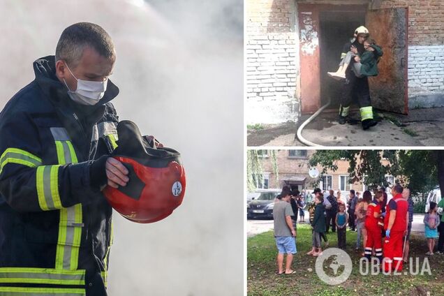 Бійці ДСНС врятували вісьмох людей, зокрема трьох дітей