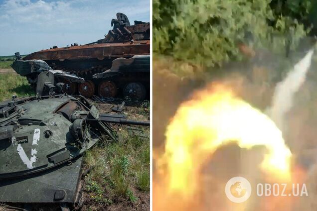 Як українські танкісти працюють по ворогу із засідки: в мережі показали яскраві кадри