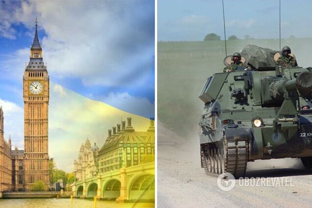 Британия предоставит Украине десятки артиллерийских орудий и более 1600 противотанковых средств