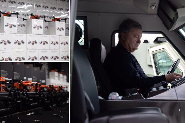 'Армию дронов', которую доставили из Эстонии в Киев, готовят к отправке – Порошенко сказал, куда поедут 'птички'