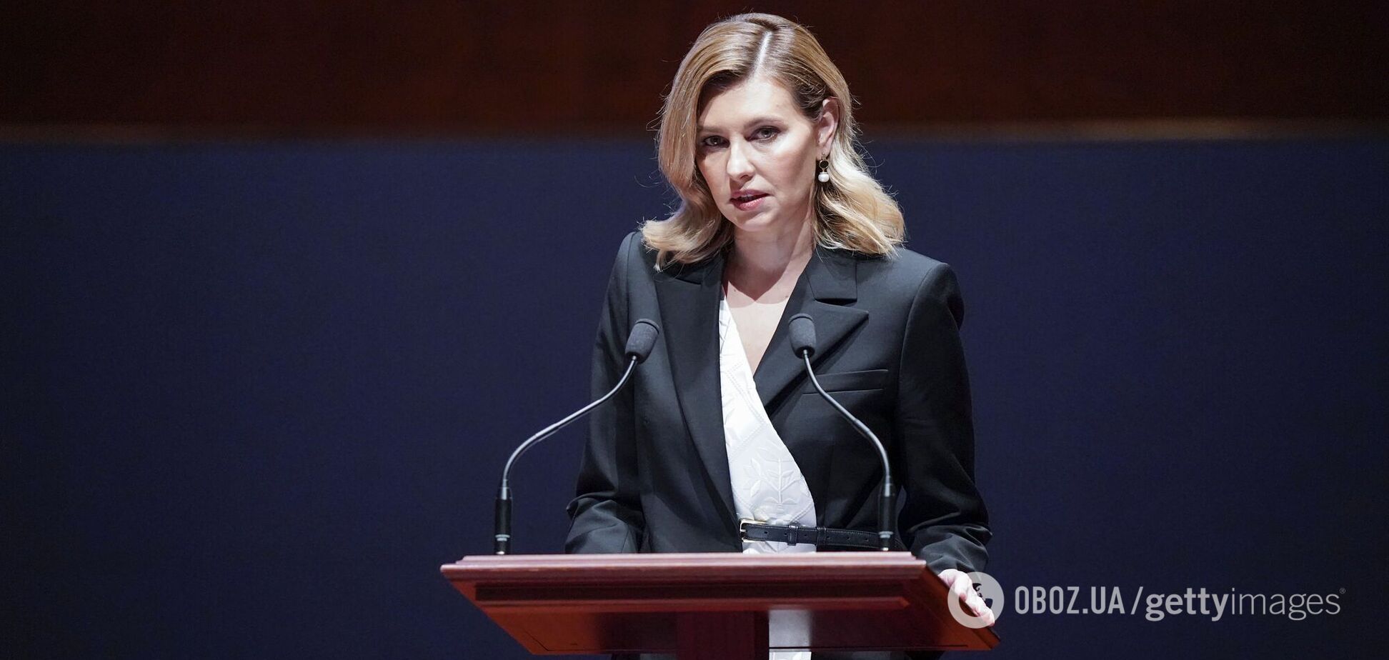 Костюм Зеленської, в якому вона виступила у Конгресі США, мав прихований символізм